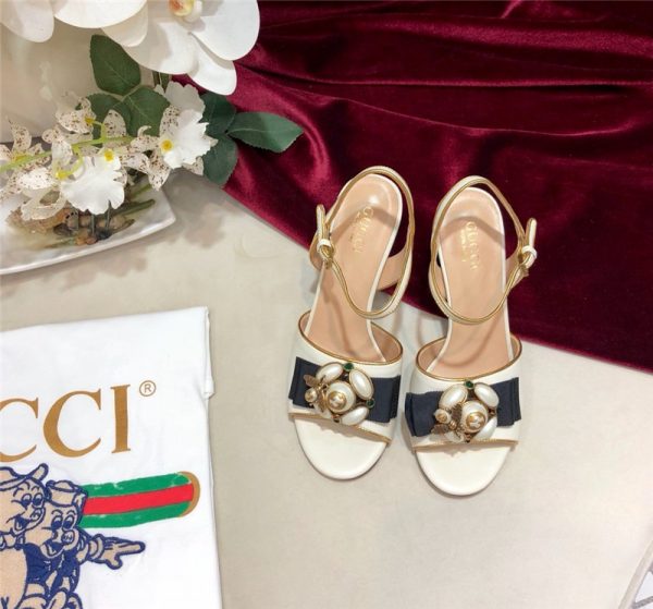 gucci Block heel sandals replica shoes - Image 2