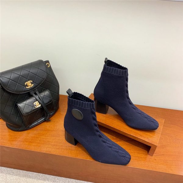 Replica Hermes Volver 60 ankle boot in blue - Image 9