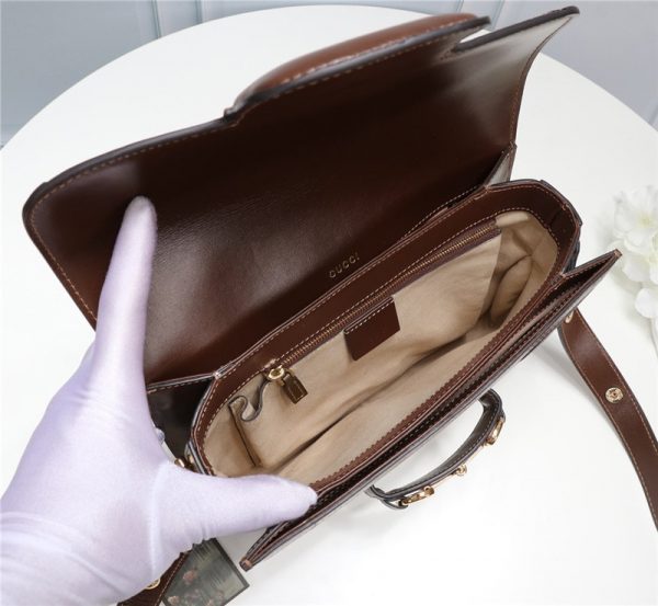 Gucci Small 1955 Horsebit Shoulder Bag - Image 8