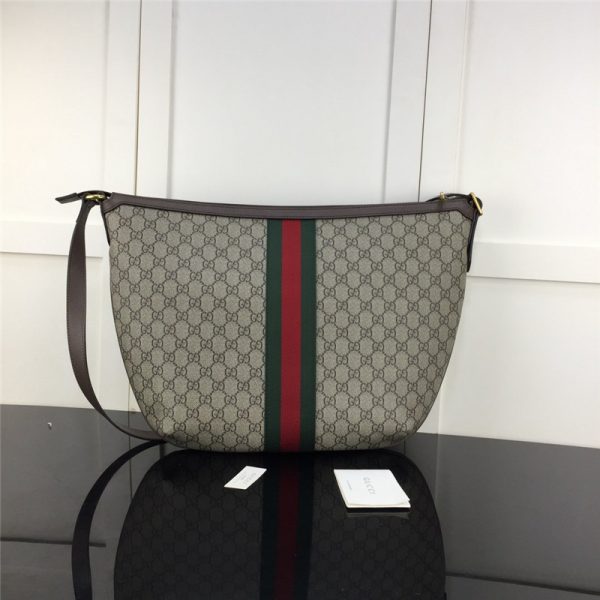 Brown Gucci Ophidia Gg Shoulder Bag For Women - Image 8