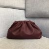 bottega veneta the pouch bag red wine
