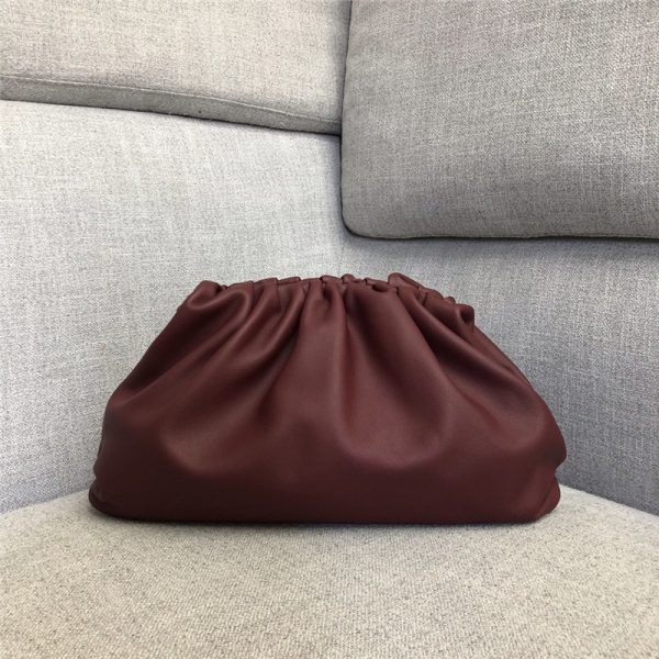 bottega veneta the pouch bag red wine