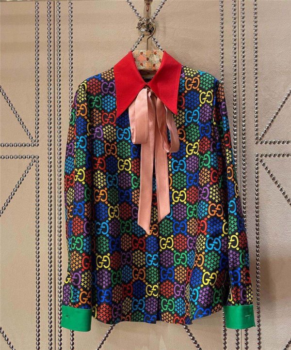 gucci silk shirt