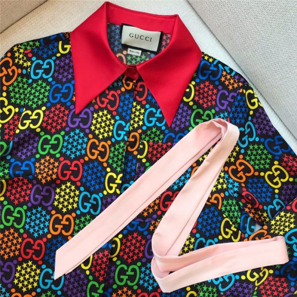 gucci silk shirt - Image 6