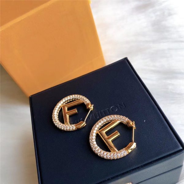 Fendi alphabet earrings - Image 4