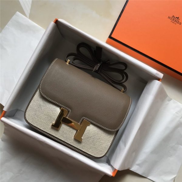 Hermes Constance 23 Bag gray - Image 4