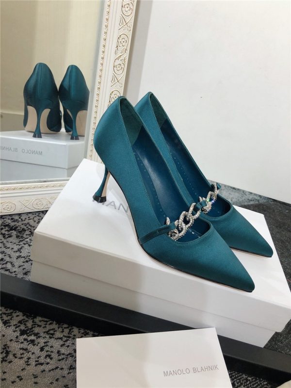 Manolo Blahnik diamond  heels