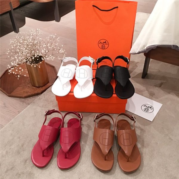 Hermes fake sandals replica sandals shoes