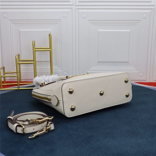 Gucci 1955 Horsebit handle bag in white - Image 6