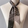 Dior letters small ribbon green