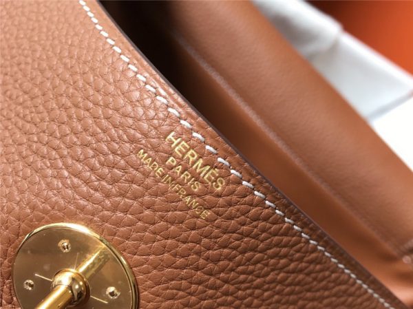 hermes Lindy 30 Bag Orange - Image 3