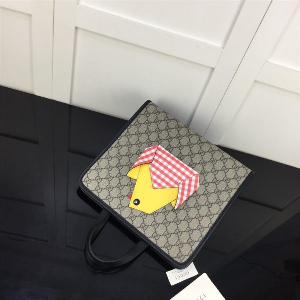 Children’s GG tote bag with chick - Image 8