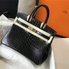 Hermes crocodile leather Birkin 30Cm