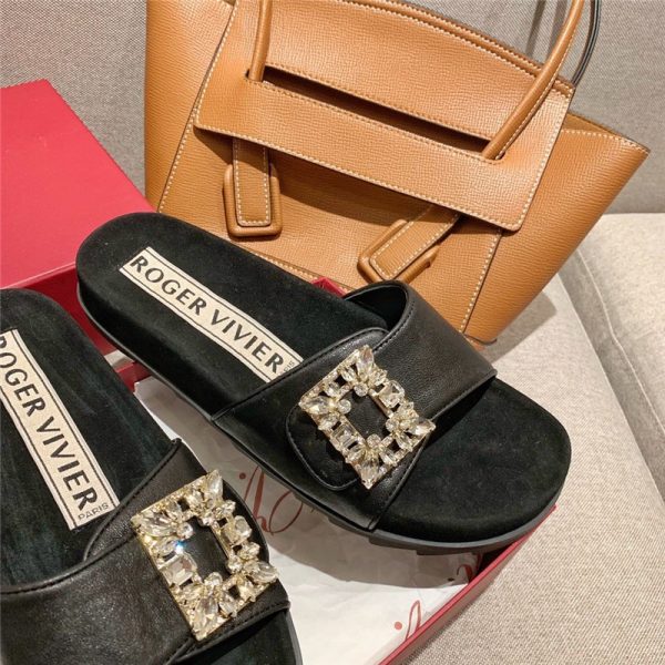 Roger vivier slippers black - Image 4