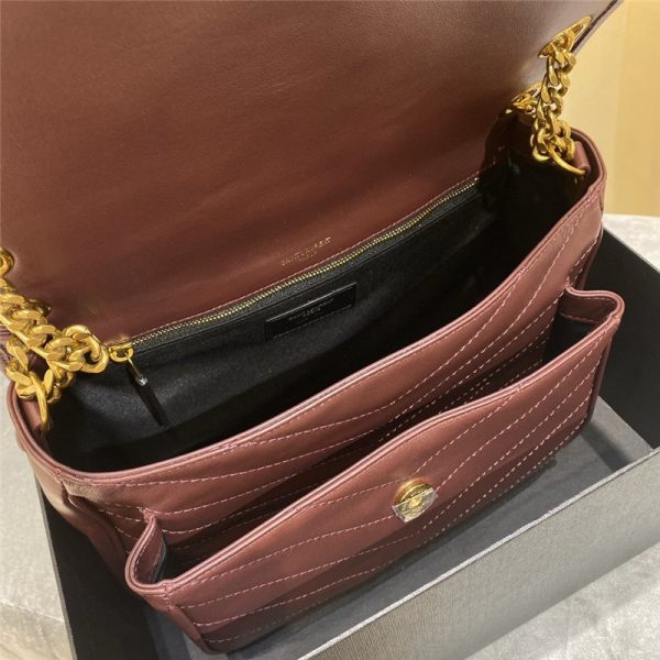ysl niki leather shoulder bag pink - Image 5