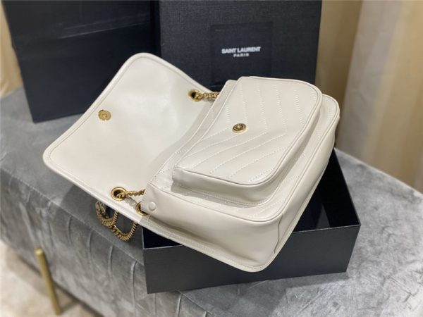 ysl niki leather shoulder bag white - Image 3