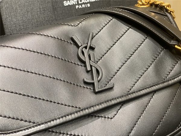 ysl niki leather shoulder bag silver - Image 4