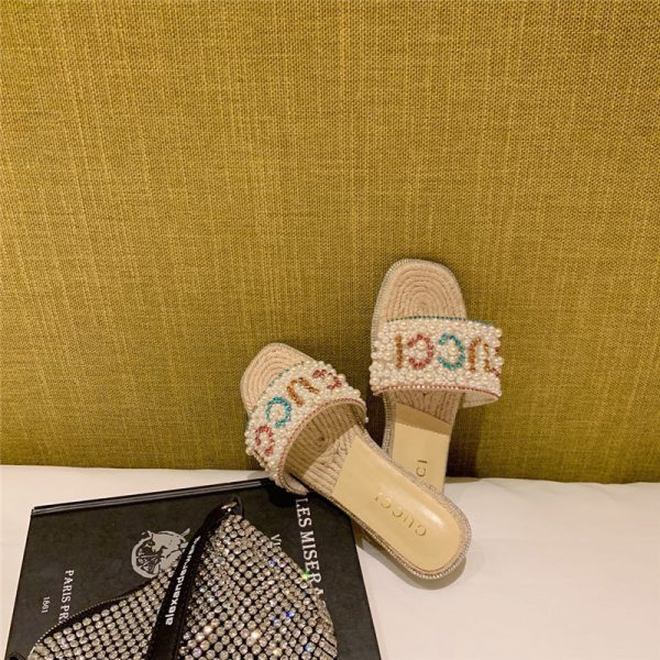 gucci pearl slippers - Image 2