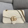gg marmont large shoulder bag white