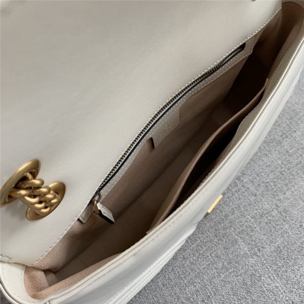gg marmont large shoulder bag white - Image 5