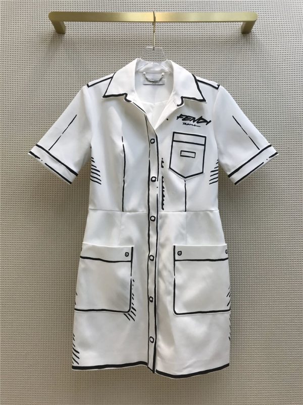 fendi california sky dresses replica clothing