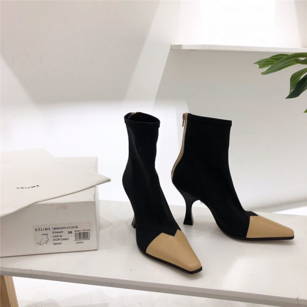 celine high heel booties - Image 4