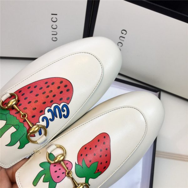gucci mules strawberry slippers - Image 7