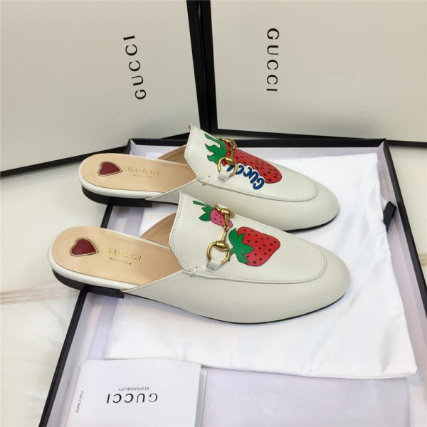 gucci mules strawberry slippers - Image 9