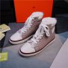 Hermes wool high-top shoes