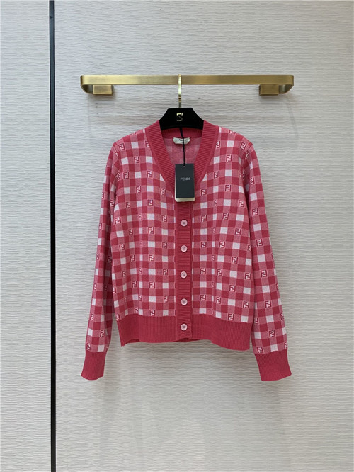 fendi FF knitted cardigan