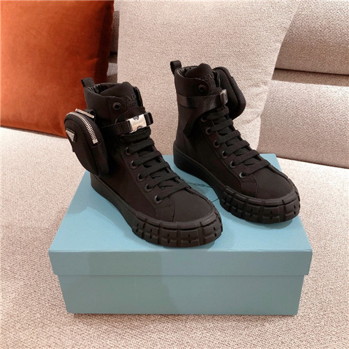 prada boots with pouch