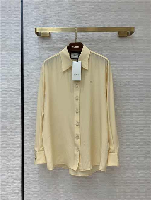 gucci gg silk shirt