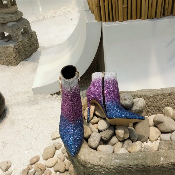 jimmy choo high heel ladies ankle boots - Image 8