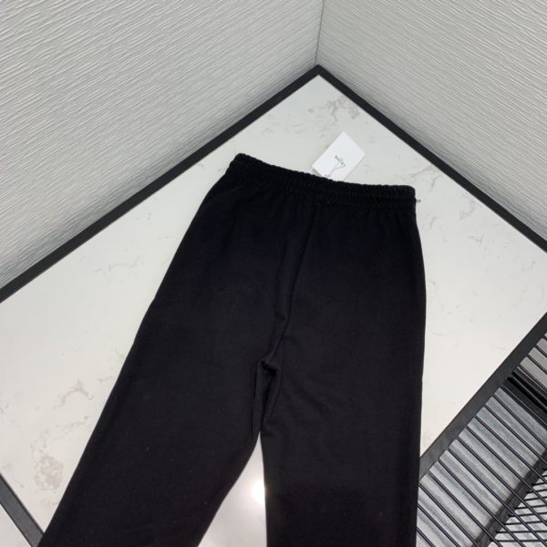 celine plain cotton logo pants - Image 5