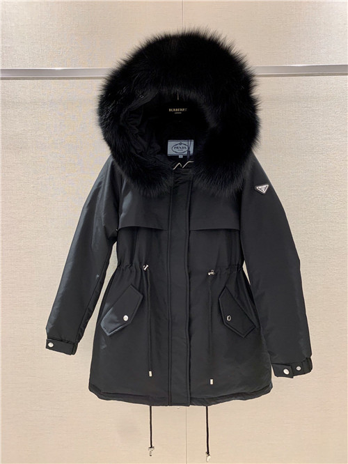 prada fox fur down jacket