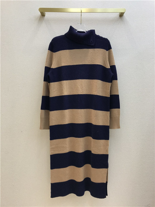 maxmara high neck cashmere dress
