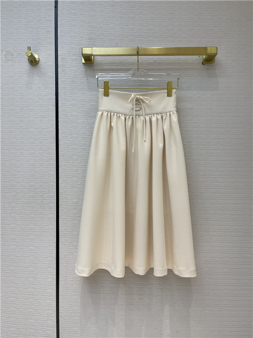 dior white skirt
