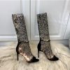 rene caovilla boots open toe sandals