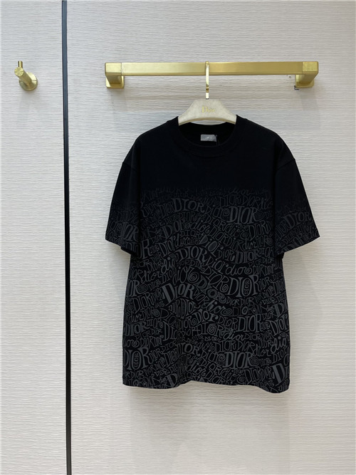 dior print short tshirt
