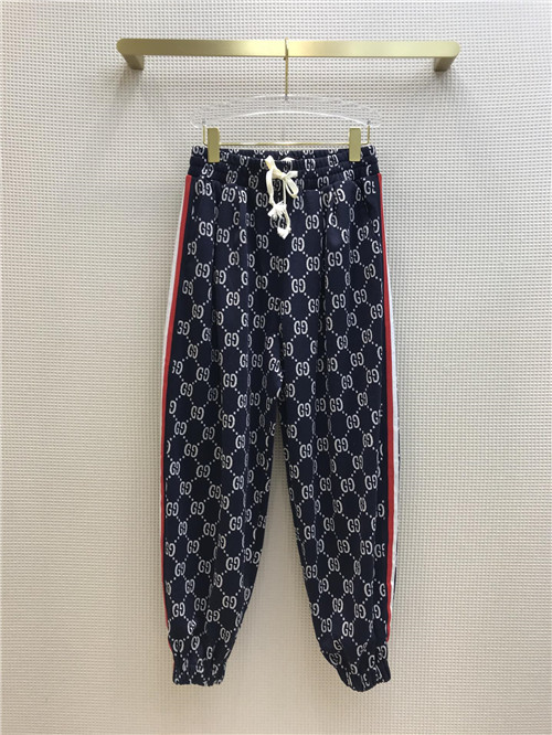 gucci blue gg pants