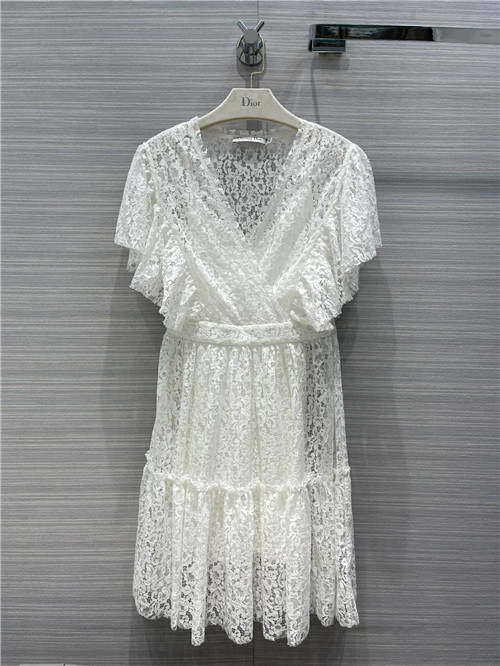 dior lace two-piece dress