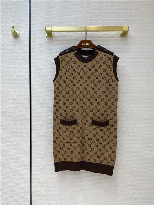 gucci sleeveless dress