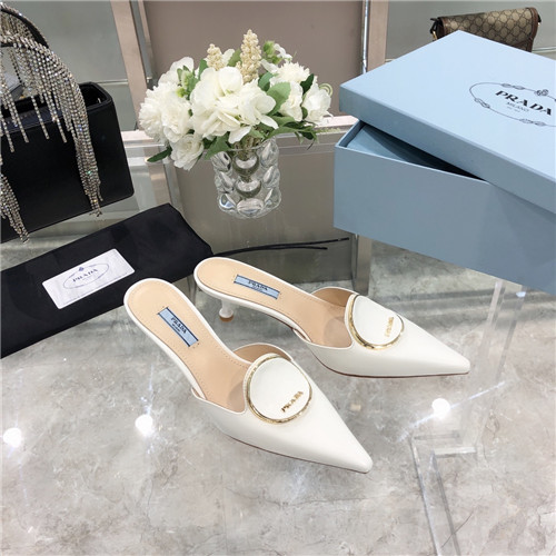 prada high heel slippers