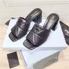 prada block heel sandals