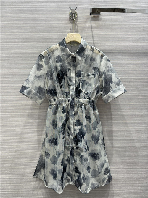 fendi shirt-style waist dress