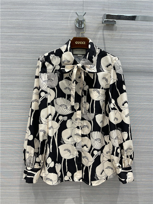 gucci print shirt