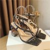 jimmy choo block heels sandals