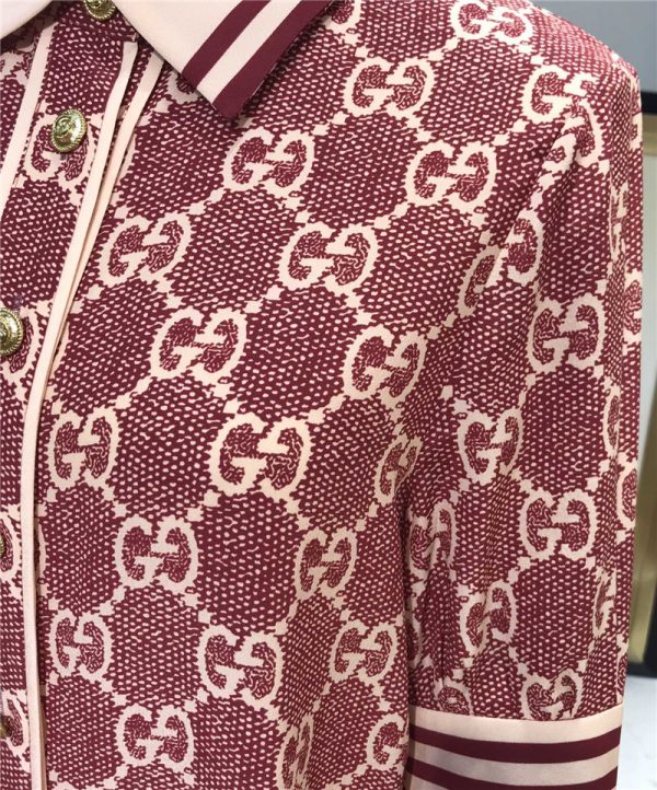 gucci printed silk dress - Image 4