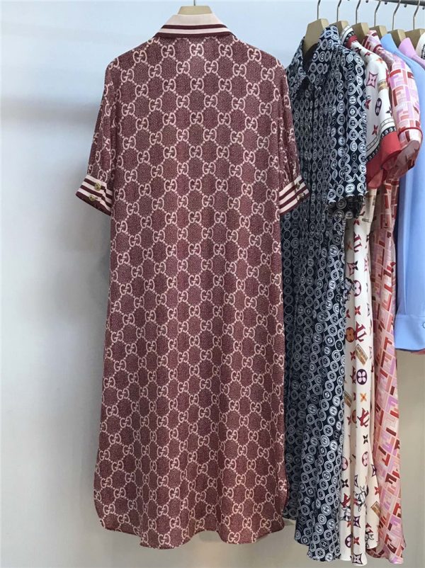 gucci printed silk dress - Image 3