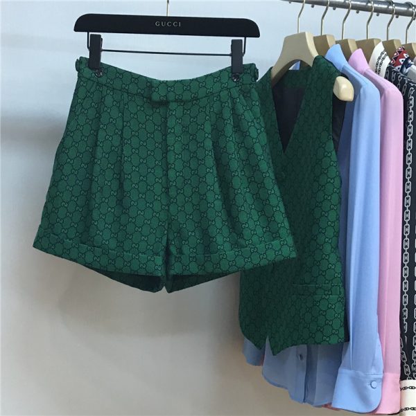 gucci green gg shorts - Image 6